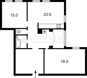 Квартира W-7374719, Оболонская, 12, Киев - Фото 3