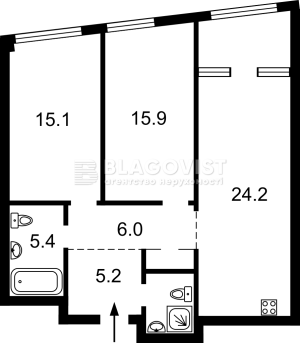 Квартира W-7431734, Зарічна, Київ - Фото 4