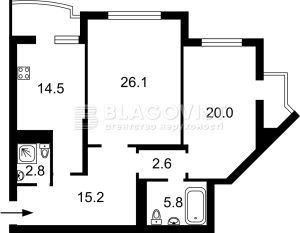 Квартира W-7432852, Княжий Затон, 21, Київ - Фото 8