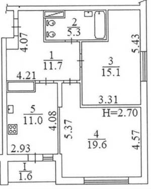 Квартира W-7432861, Туманяна Ованеса, Киев - Фото 10