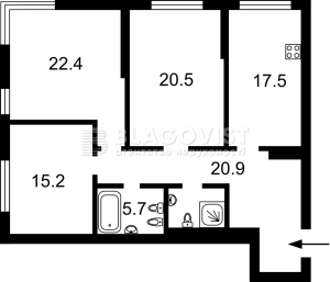 Квартира W-7436295, Зверинецкая, Киев - Фото 5