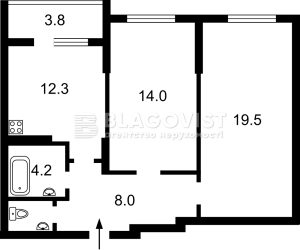 Квартира W-7437190, Каховская (Никольская Слободка), Киев - Фото 4