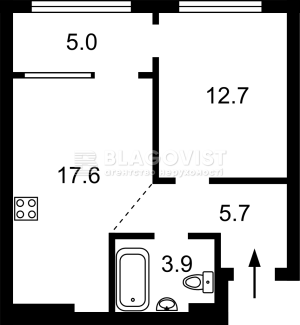 Квартира W-7442500, Оболонська набережна, Київ - Фото 1