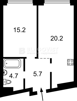 Квартира W-7443629, Причальна, Київ - Фото 2