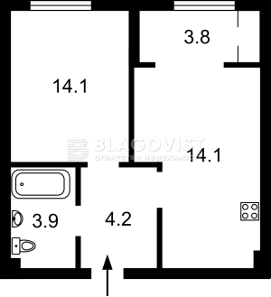 Квартира W-7453323, Максимовича Михаила (Трутенко Онуфрия), Киев - Фото 3