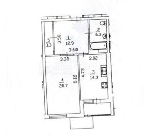 Квартира W-7377267, Щербаківського Данила (Щербакова), 52, Київ - Фото 1