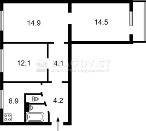 Квартира W-7436084, Харьковское шоссе, 21/3, Киев - Фото 15