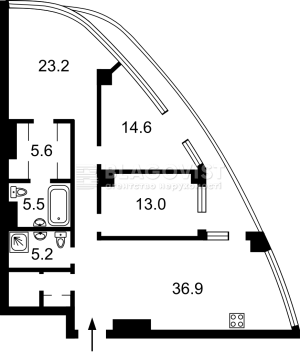 Квартира W-7330595, Иоанна Павла II (Лумумбы Патриса), 12, Киев - Фото 6