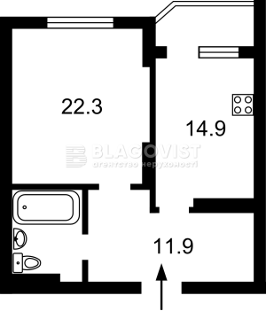 Квартира W-7398500, Мишуги Александра, 12, Киев - Фото 5