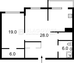Квартира W-7388196, Бойчука Михаила (Киквидзе), 19а, Киев - Фото 14