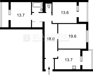 Квартира W-7417124, Рейгана Рональда (Драйзера Теодора), 34/51, Киев - Фото 15