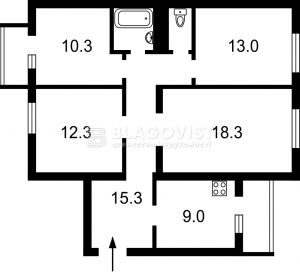 Квартира W-7301750, Межигірська, 43, Київ - Фото 12