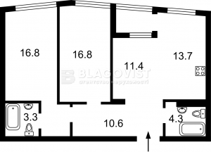 Квартира W-7310333, Котарбинского Вильгельма (Кравченко Н.), 24, Киев - Фото 1