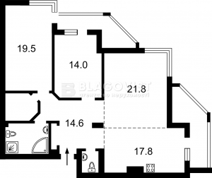 Квартира W-7312562, Коновальца Евгения (Щорса), 32в, Киев - Фото 12