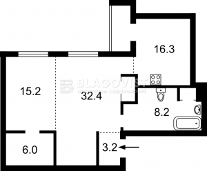 Квартира W-7322608, Гарматная, 38а, Киев - Фото 12