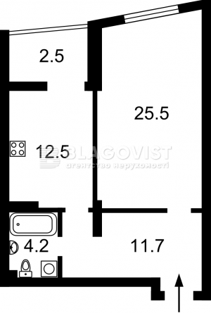 Квартира W-7322805, Никольско-Слободская, 13, Киев - Фото 13