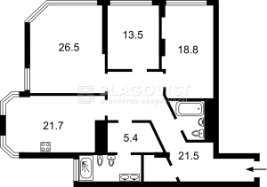 Квартира W-7337319, Антонова Авиаконструктора, 2б, Киев - Фото 8