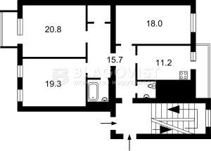 Квартира W-7361635, Володимирська, 96, Київ - Фото 1