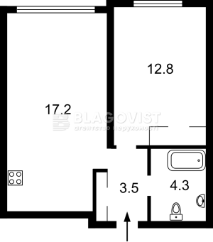 Квартира W-7371609, Салютная, 2/9, Киев - Фото 13