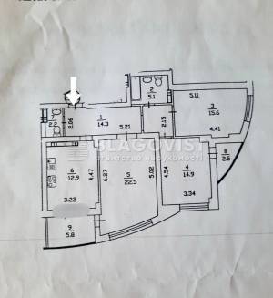 Квартира W-7371617, Верховного Совета бульв., 14б, Киев - Фото 13