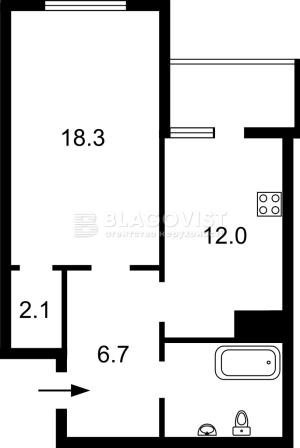Квартира W-7383189, Сикорского Игоря (Танковая), 1, Киев - Фото 8