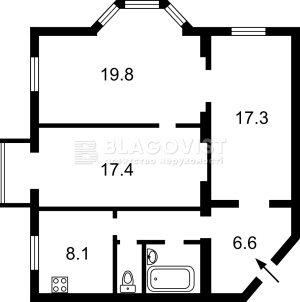 Квартира W-7383545, Нижнеюрковская, 3, Киев - Фото 1