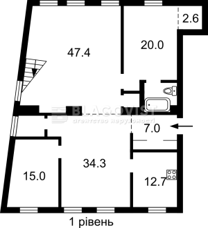 Квартира W-7394806, Борисоглебская, 17/1, Киев - Фото 1