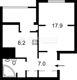 Квартира W-7398173, Новаторов, 22, Киев - Фото 1