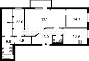 Квартира W-7409099, Ярославська, 7/9, Київ - Фото 8