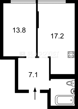 Квартира W-7420312, Семьи Кристеров, 14б, Киев - Фото 15