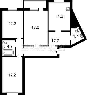 Квартира W-7421700, Гонгадзе (Машиностроительная), 21, Киев - Фото 12