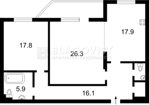 Квартира W-7433594, Микільсько-Слобідська, 1а, Київ - Фото 11