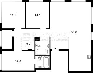 Квартира W-7434815, Салютна, 2/34, Київ - Фото 8