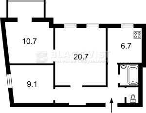 Квартира W-7442721, Михайловская, 21, Киев - Фото 1