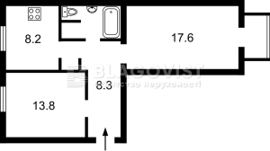 Квартира W-7444441, Чикаленка Євгена (Пушкінська), 1-3/5, Київ - Фото 15