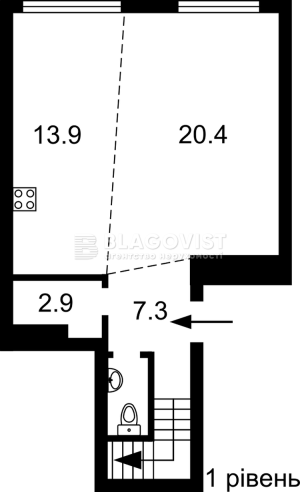 Квартира W-7444897, Дніпровська наб., 18а, Київ - Фото 2
