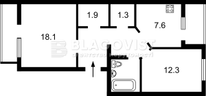 Квартира W-7446617, Лобановского просп. (Краснозвездный просп.), 14, Киев - Фото 1