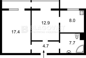 Квартира W-7450384, Ахматовой, 25, Киев - Фото 12
