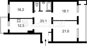 Квартира W-7452117, Гончара Олеся, 62, Киев - Фото 1