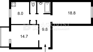 Квартира W-7452147, Героїв Оборони, 3, Київ - Фото 1