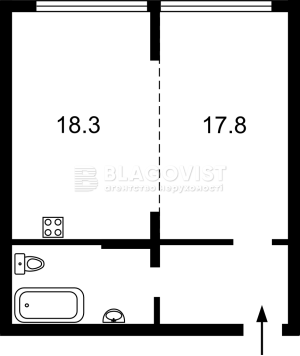 Квартира W-7452148, Максимовича Михаила (Трутенко Онуфрия), 32б, Киев - Фото 9
