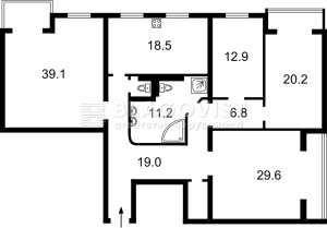 Квартира W-7452902, Омельяновича-Павленко Михаила (Суворова), 19а, Киев - Фото 1