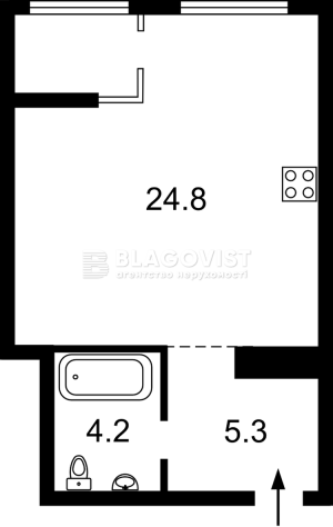 Квартира W-7453571, Заречная, 6, Киев - Фото 1