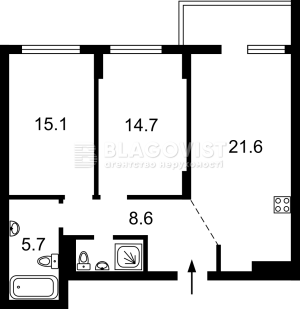 Квартира W-7453578, Олеся Александра, 5, Киев - Фото 15