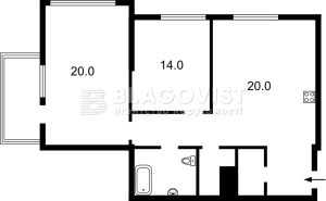 Квартира W-7453580, Верхогляда Андрея (Драгомирова Михаила), 17в, Киев - Фото 1