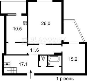 Квартира W-7453977, Коласа Якуба, 2, Киев - Фото 1