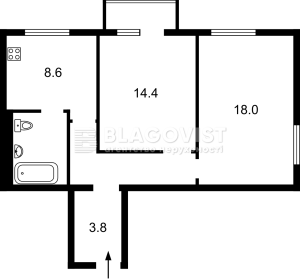 Квартира W-7454136, Немировича-Данченко, 1, Киев - Фото 12