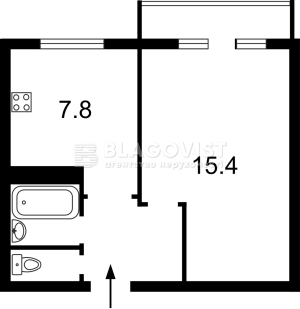 Квартира W-7456249, Мечникова, 7а, Київ - Фото 1