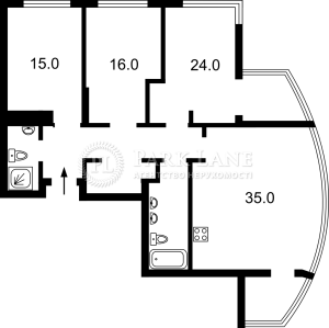 Квартира W-7436904, Заречная, 1г, Киев - Фото 3