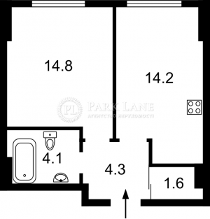 Квартира W-7303658, Фортечний тупик (Тверський тупик), 7б, Київ - Фото 4